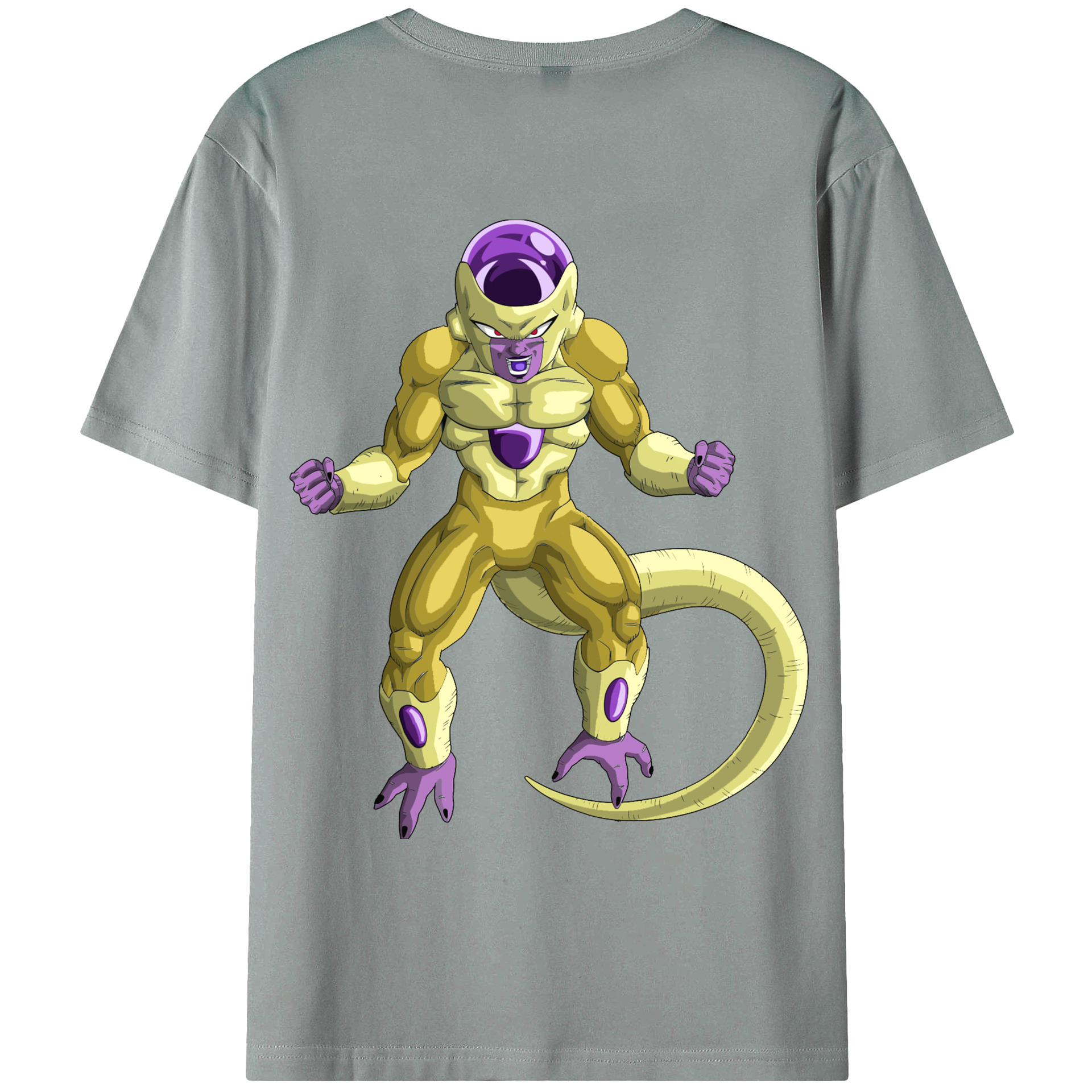 （画像用） ドラゴンボール フリーザ DRAGON BALL Frieza 綿100％ メンズ半袖Tシャツ（バックプリント） 通気性